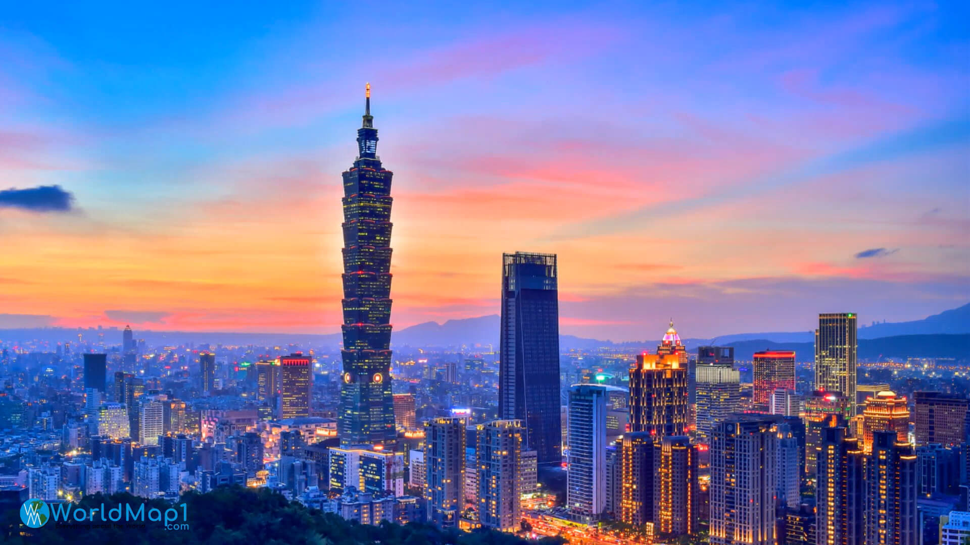 Taipei 101 in Night